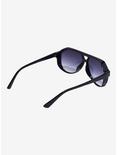 Black Mirror Lens Aviator Sunglasses, , alternate