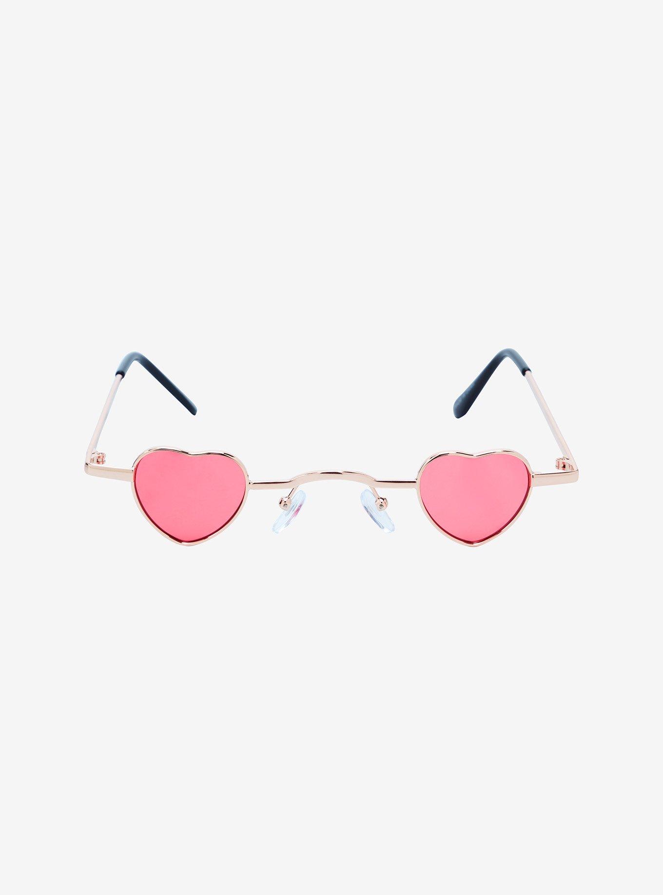 Mini Pink Heart Sunglasses, , alternate