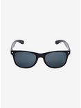 Black Shiny Square Sunglasses, , alternate