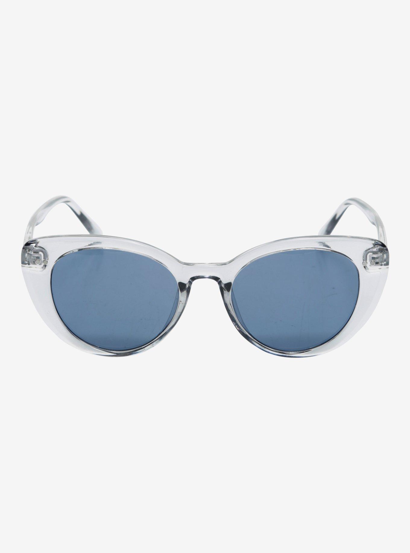 Clear Cat Eye Sunglasses, , hi-res