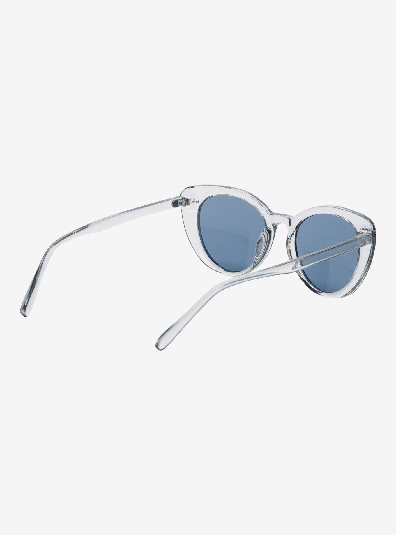 Clear Cat Eye Sunglasses, , alternate