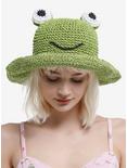 Frog Straw Bucket Hat, , alternate