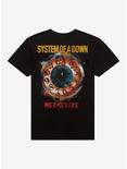 System Of A Down Mezmerize Eye Clock T-Shirt, BLACK, alternate