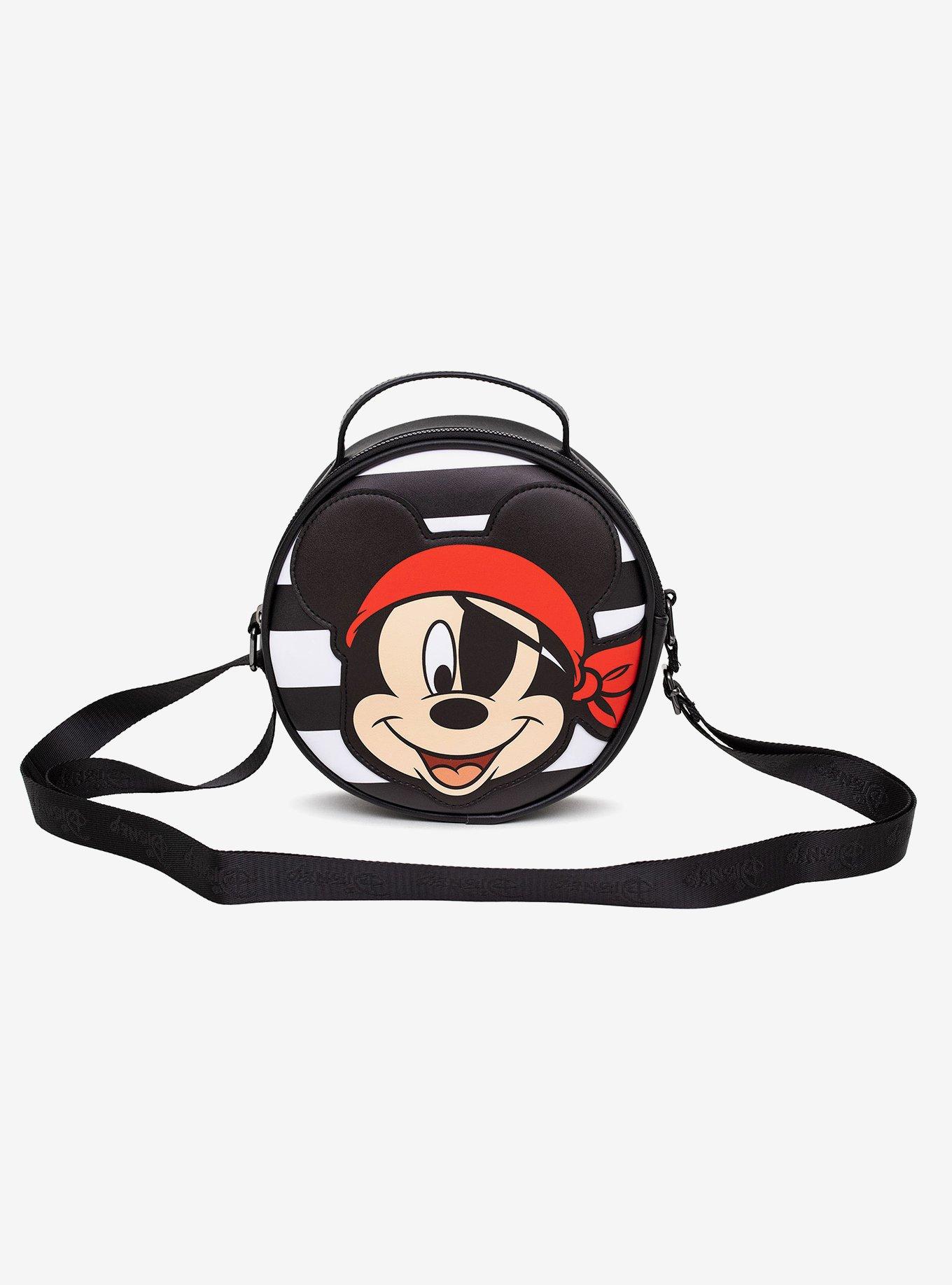 Disney Mickey Mouse Pirate Smiling Expression Crossbody Bag, , alternate