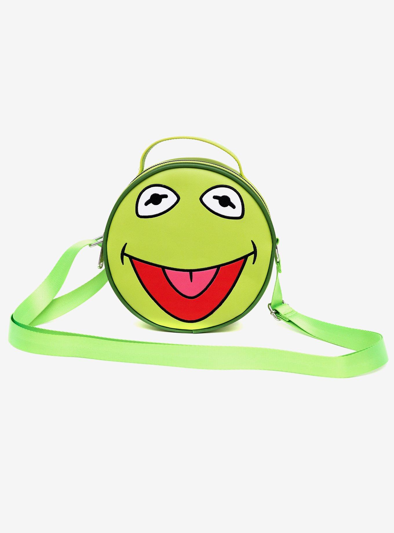 Disney The Muppets Kermit the Frog Character Close Up Crossbody Bag, , alternate