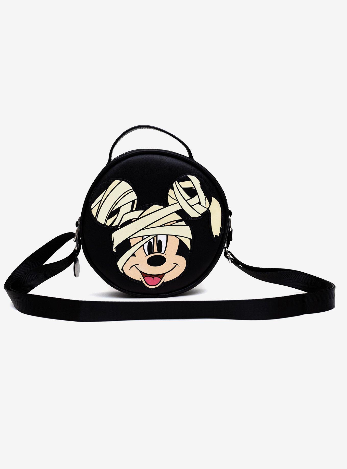 Disney Mickey Mouse Mummy Glow in the Dark Smiling Crossbody Bag, , alternate