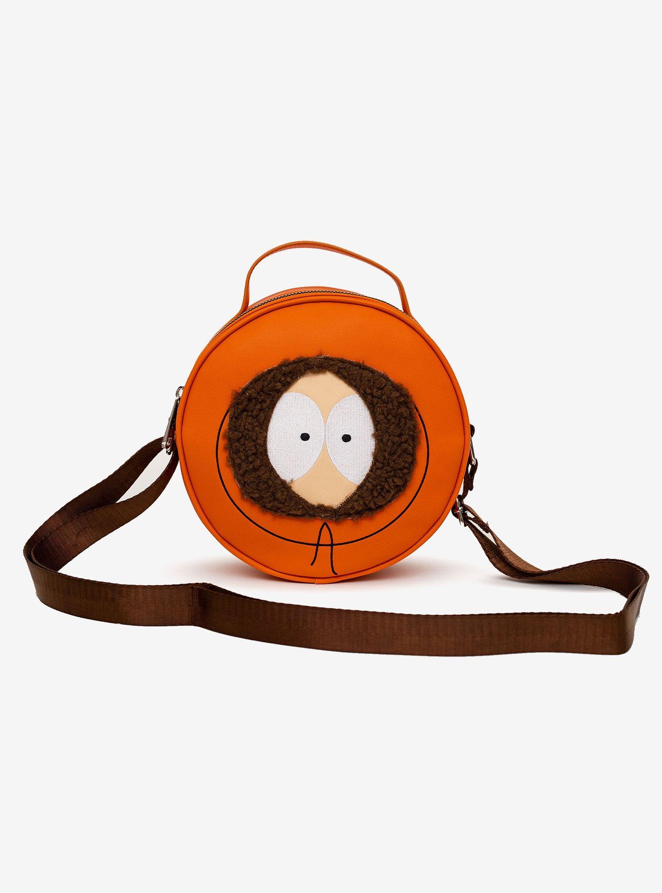 South Park Kenny Face Close Up Embroidery Crossbody Bag, , alternate