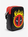 Marvel Deadpool Flame Logo Crossbody Bag, , alternate