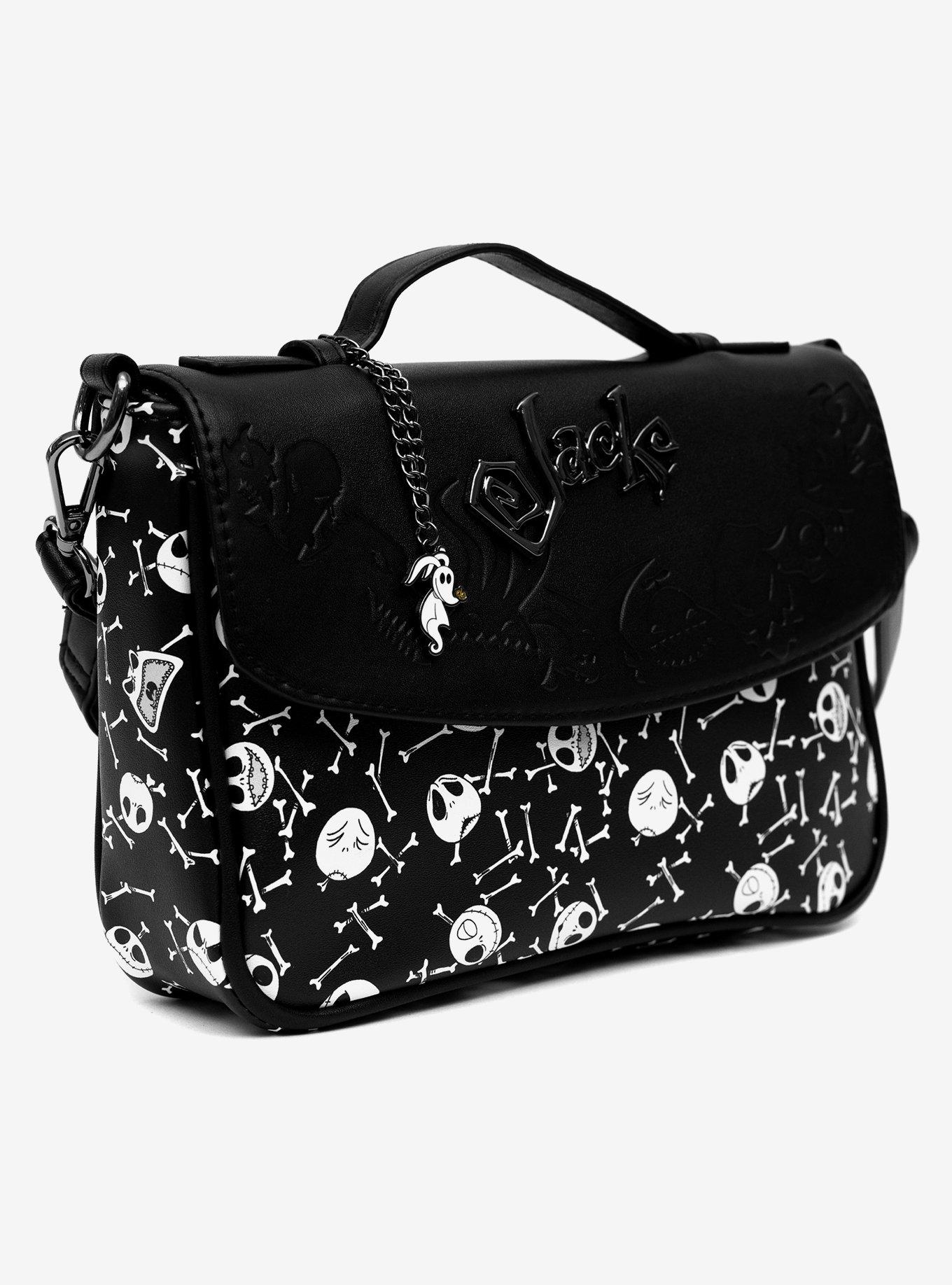 Disney Nightmare Before Christmas Jack Faces and Bones Crossbody Bag, , alternate