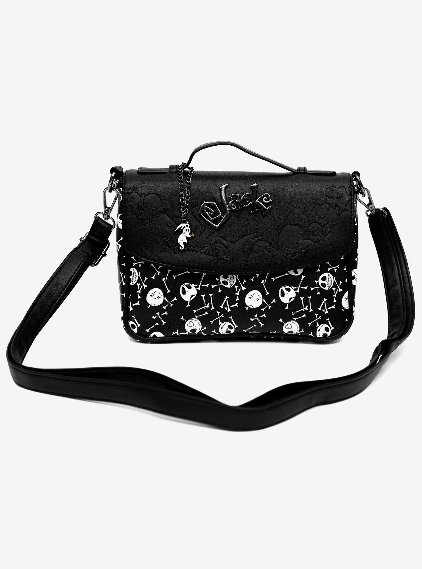 Disney Nightmare Before Christmas Jack Faces and Bones Crossbody Bag, , alternate