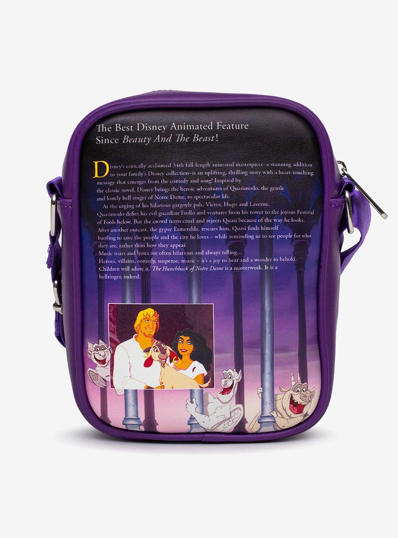 Disney The Hunchback of Notre Dame VHS Movie Box Replica Crossbody Bag, , alternate
