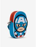 Marvel Captain America Kawaii Character Close Up Crossbody Bag, , alternate