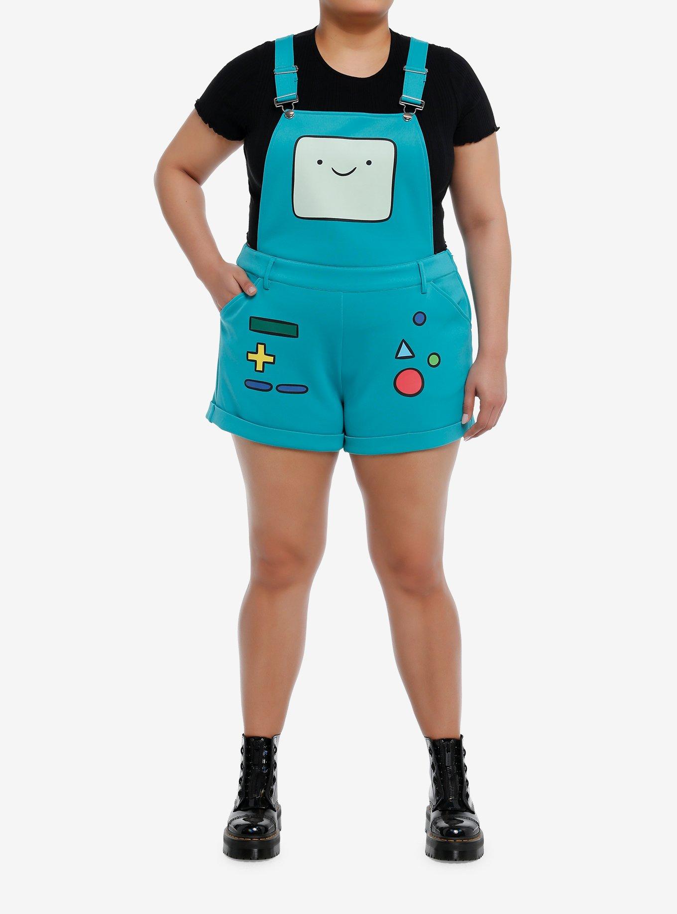 Adventure Time BMO Shortalls Plus