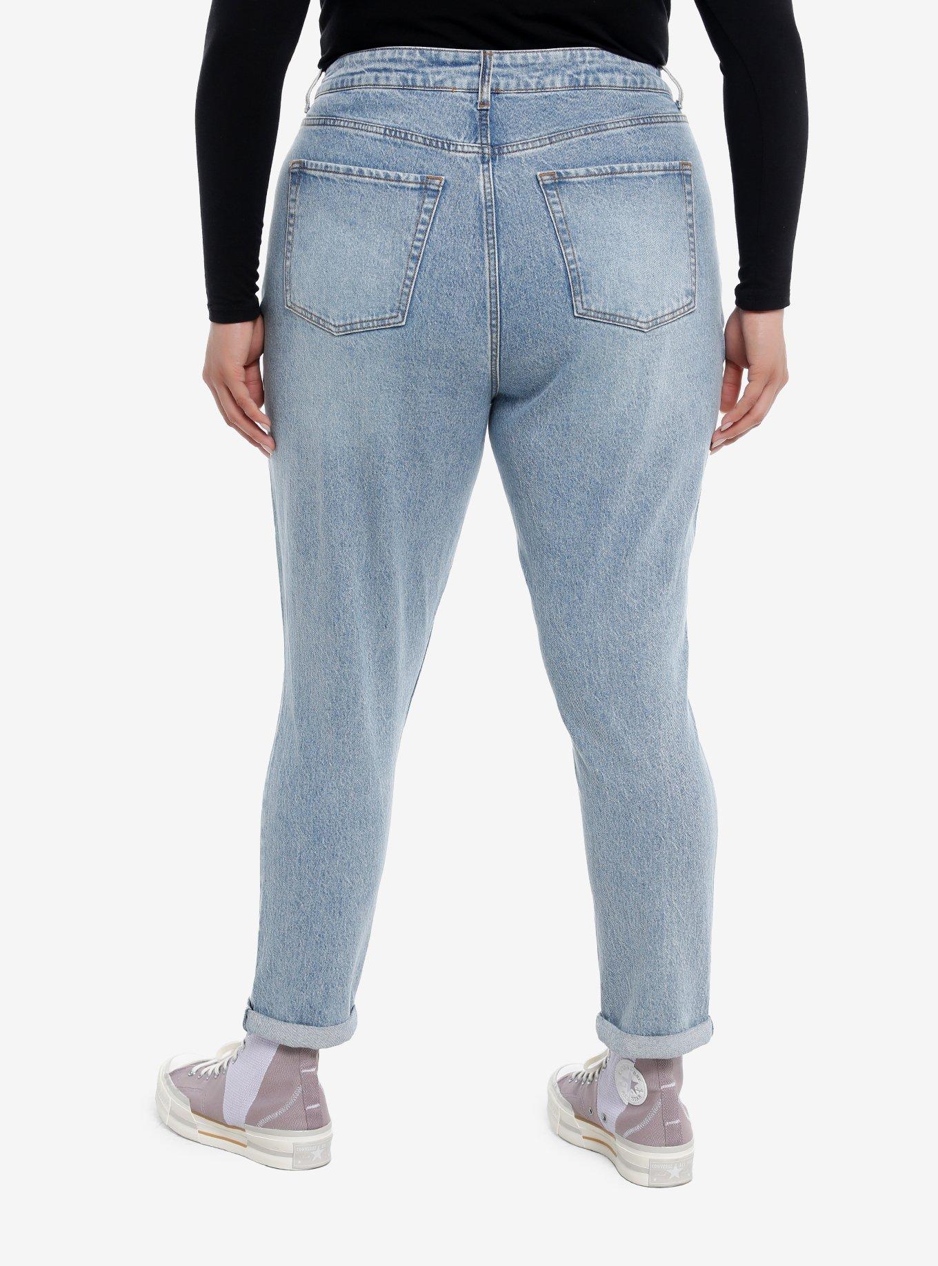 Adventure Time Lumpy Space Princess Mom Jeans Plus Size, MULTI, alternate
