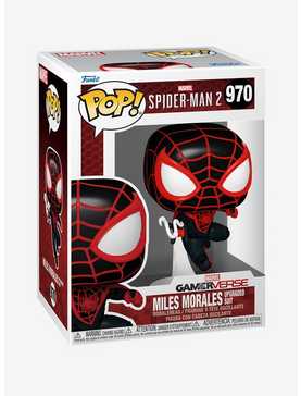 Funko Marvel Spider-Man 2 Pop! Miles Morales (Upgraded Suit) Vinyl Bobble-Head Figure, , hi-res