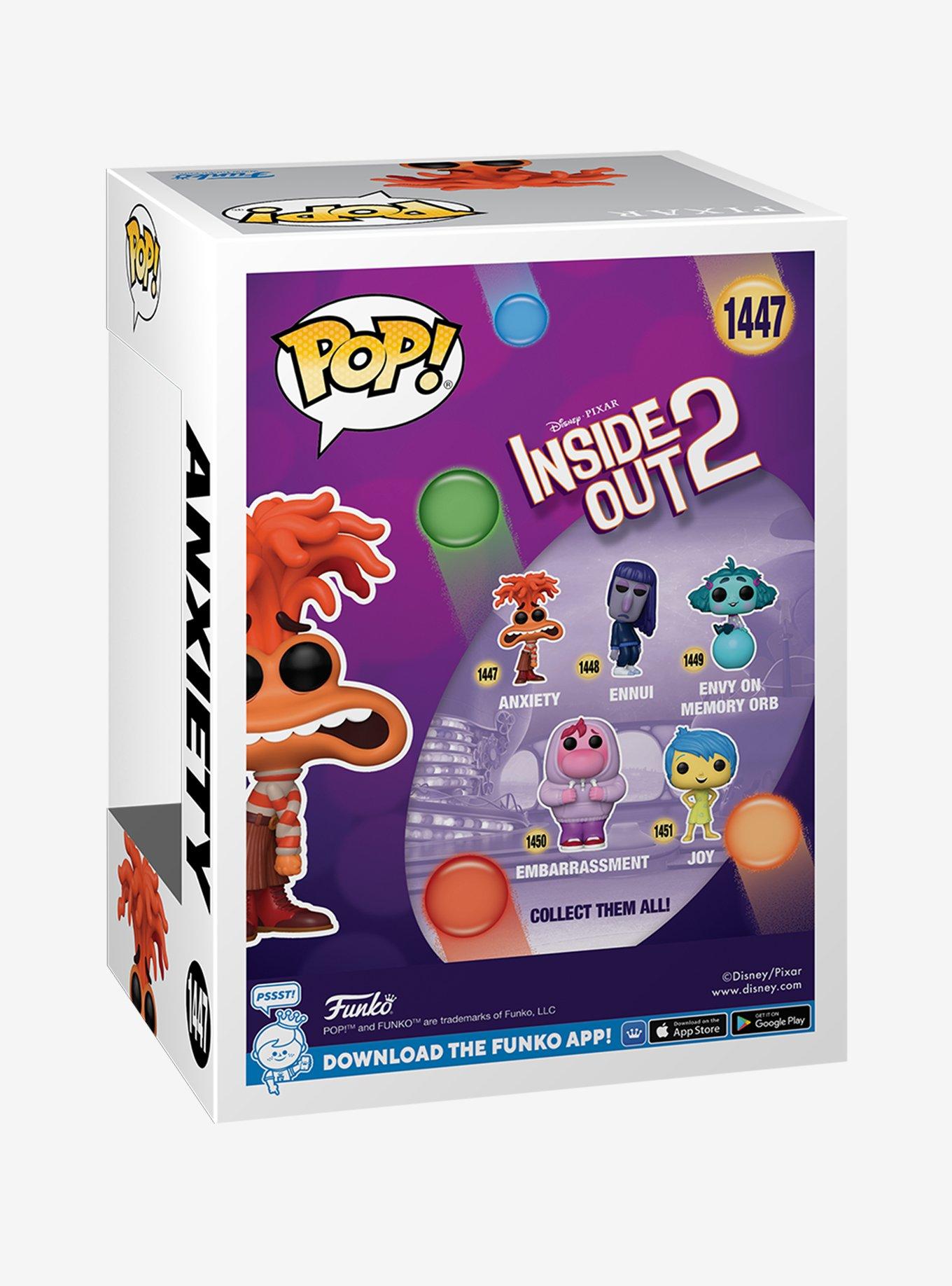 Funko Disney Pixar Inside Out 2 Pop! Anxiety Vinyl Figure, , alternate