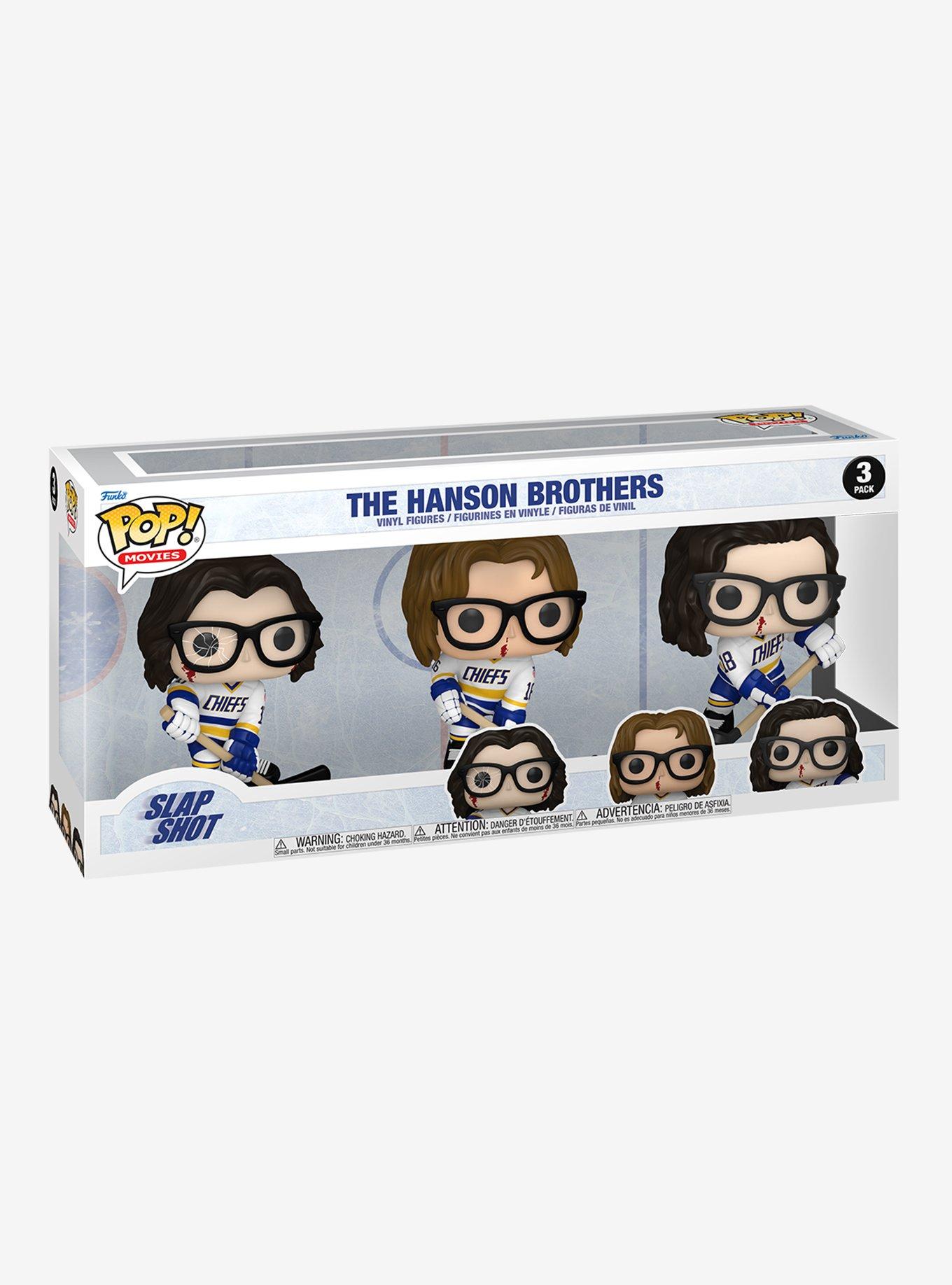 Funko Slap Shot Pop! Movies The Hanson Brothers Vinyl Figure Set, , alternate