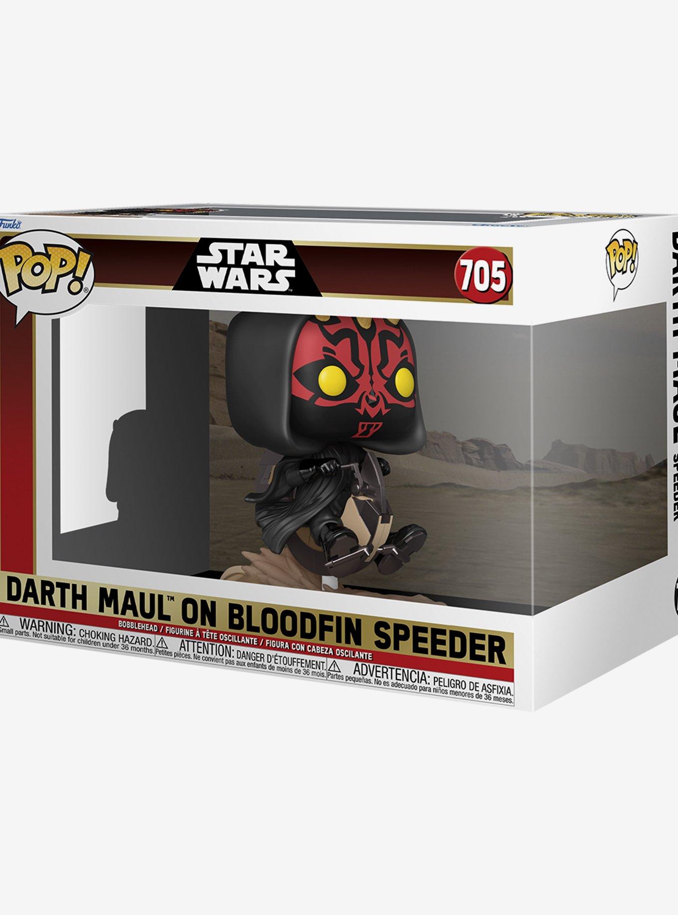 Funko Star Wars Pop! Deluxe Darth Maul On Bloodfin Speeder Vinyl Bobble-Head Figure, , hi-res