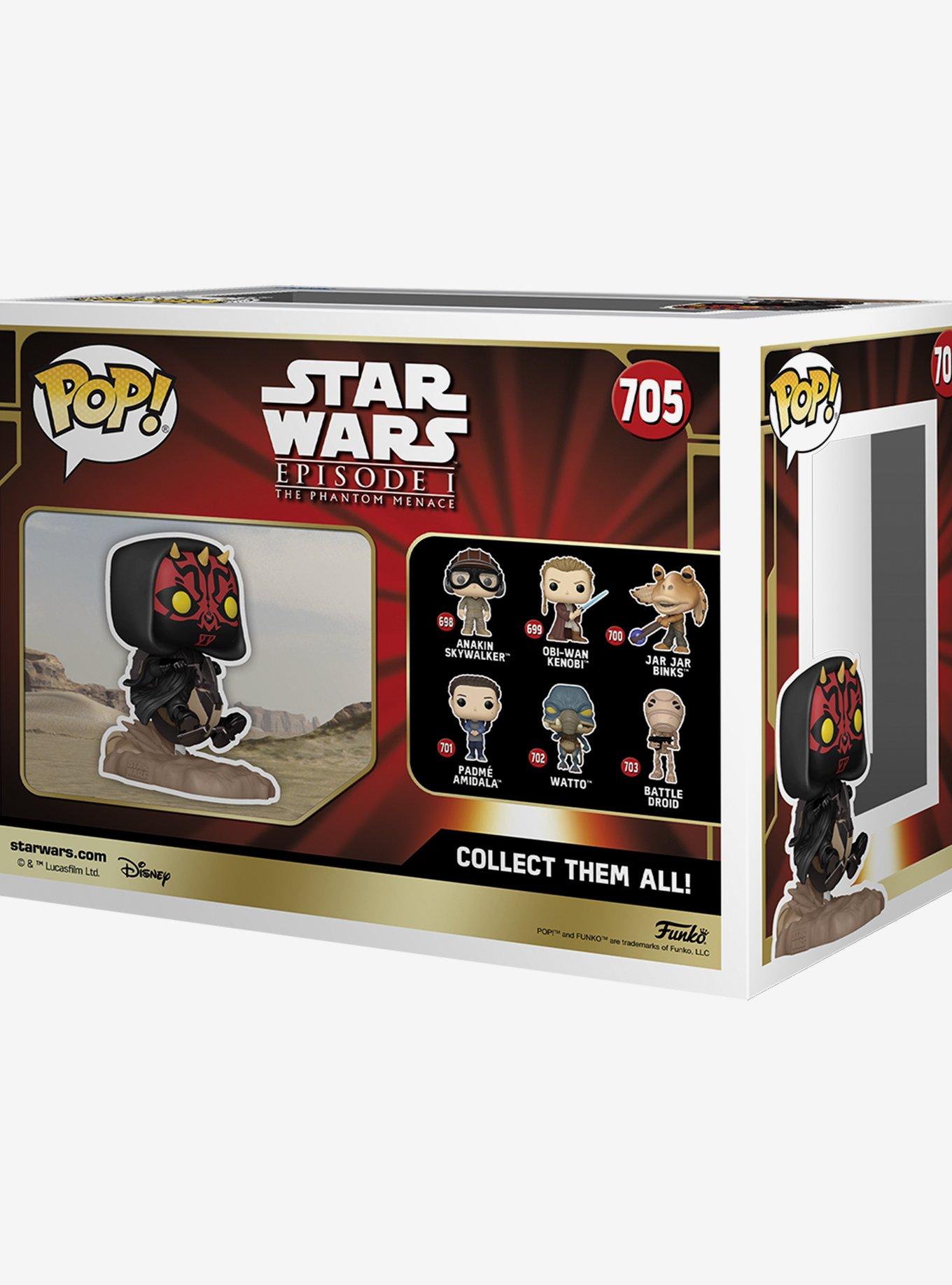 Funko Star Wars Pop! Deluxe Darth Maul On Bloodfin Speeder Vinyl Bobble-Head Figure, , alternate