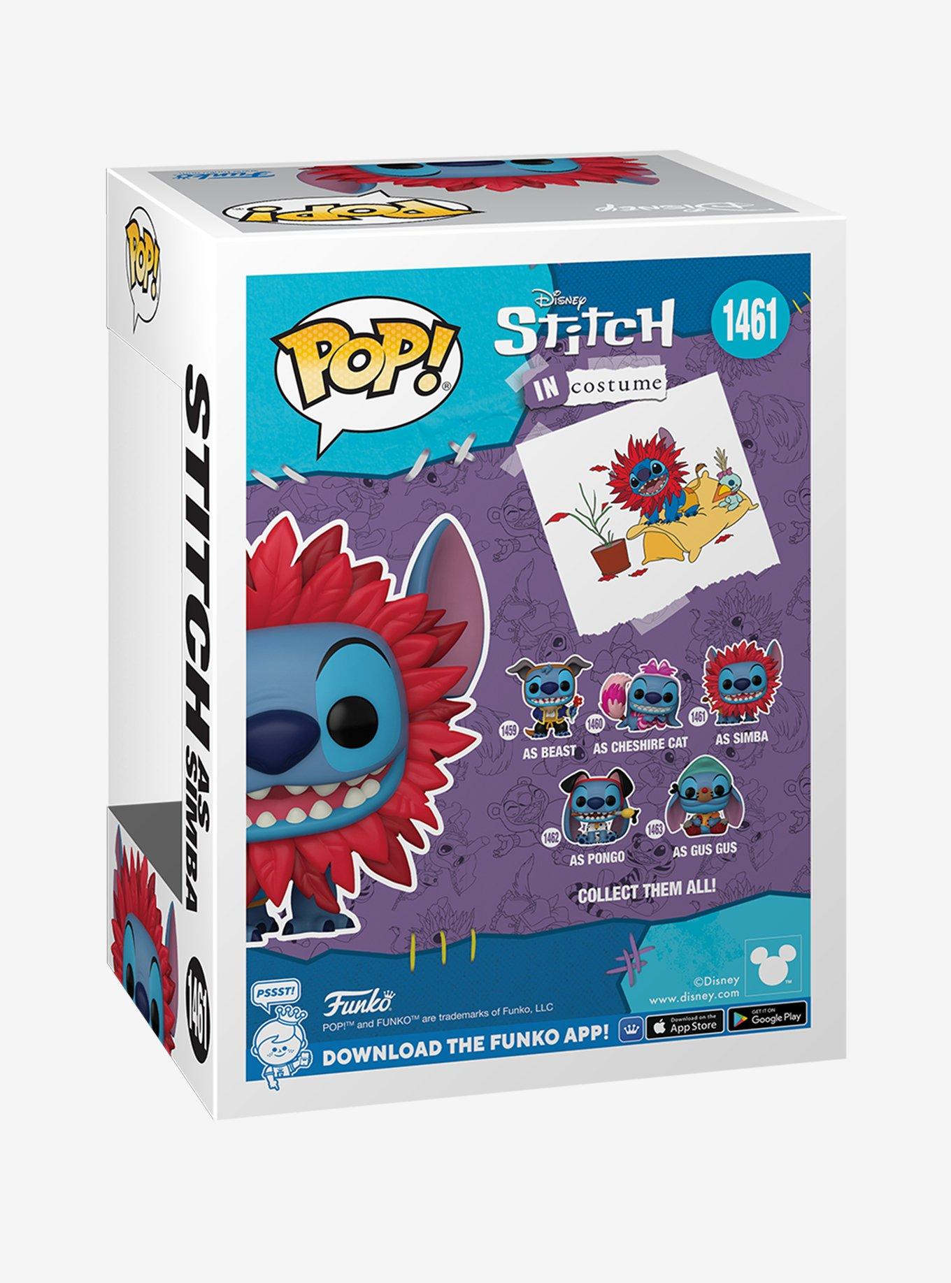 Funko Disney Stitch In Costume Pop! Stitch As Simba Vinyl Figure, , alternate