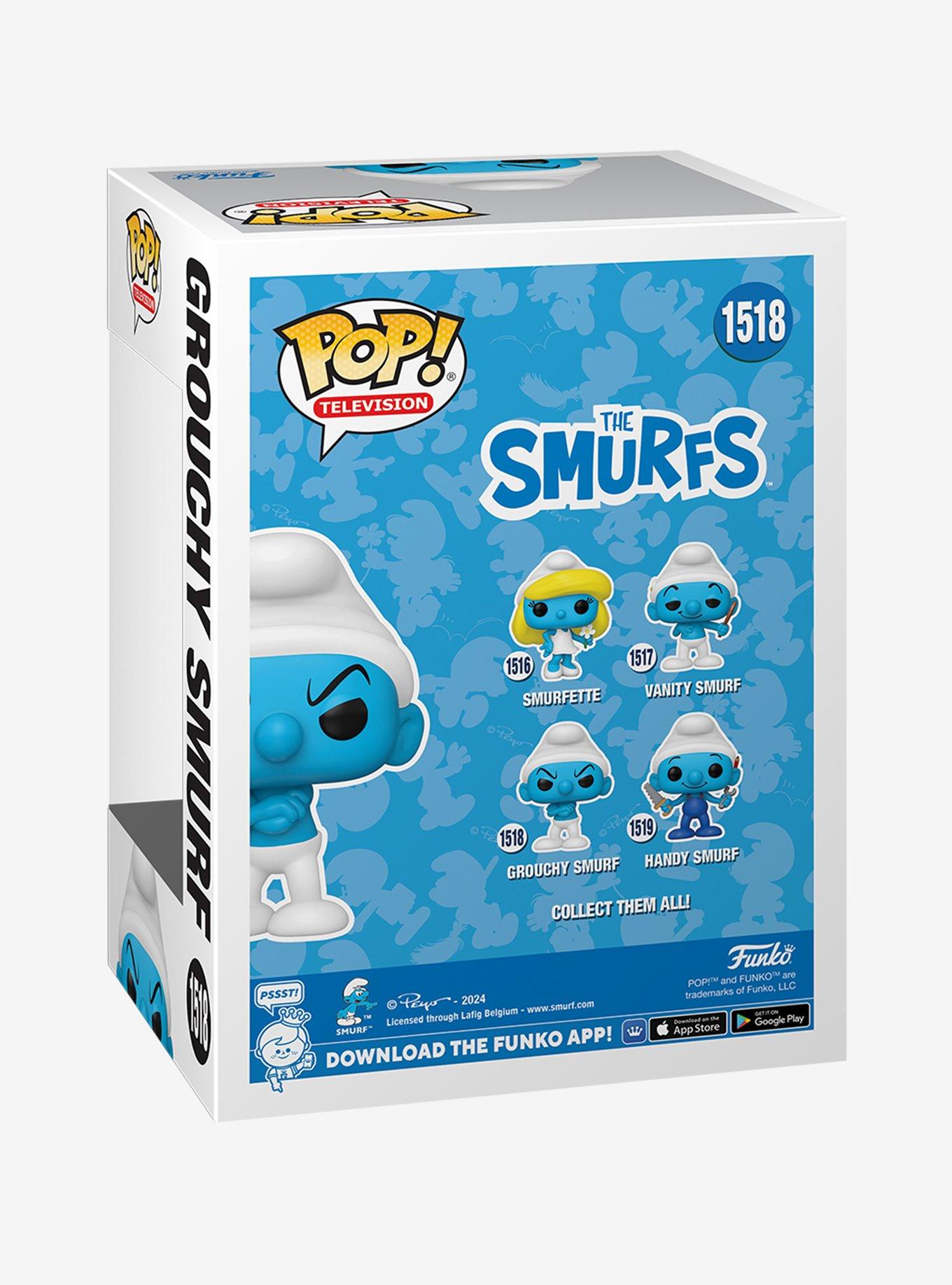 Funko The Smurfs Pop! Television Grouchy Smurf Vinyl Figure, , alternate