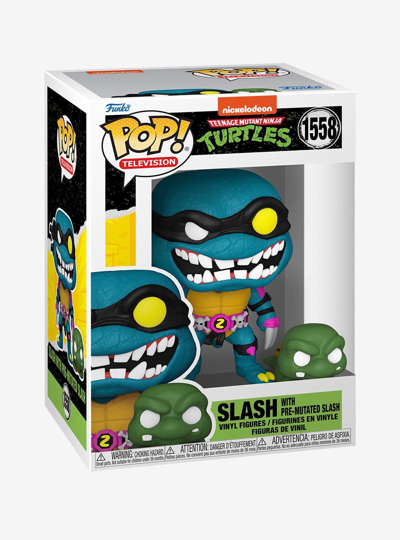 Funko Teenage Mutant Ninja Turtles Pop! Television Slash (With Pre-Mutated Slash) Vinyl Figures, , alternate