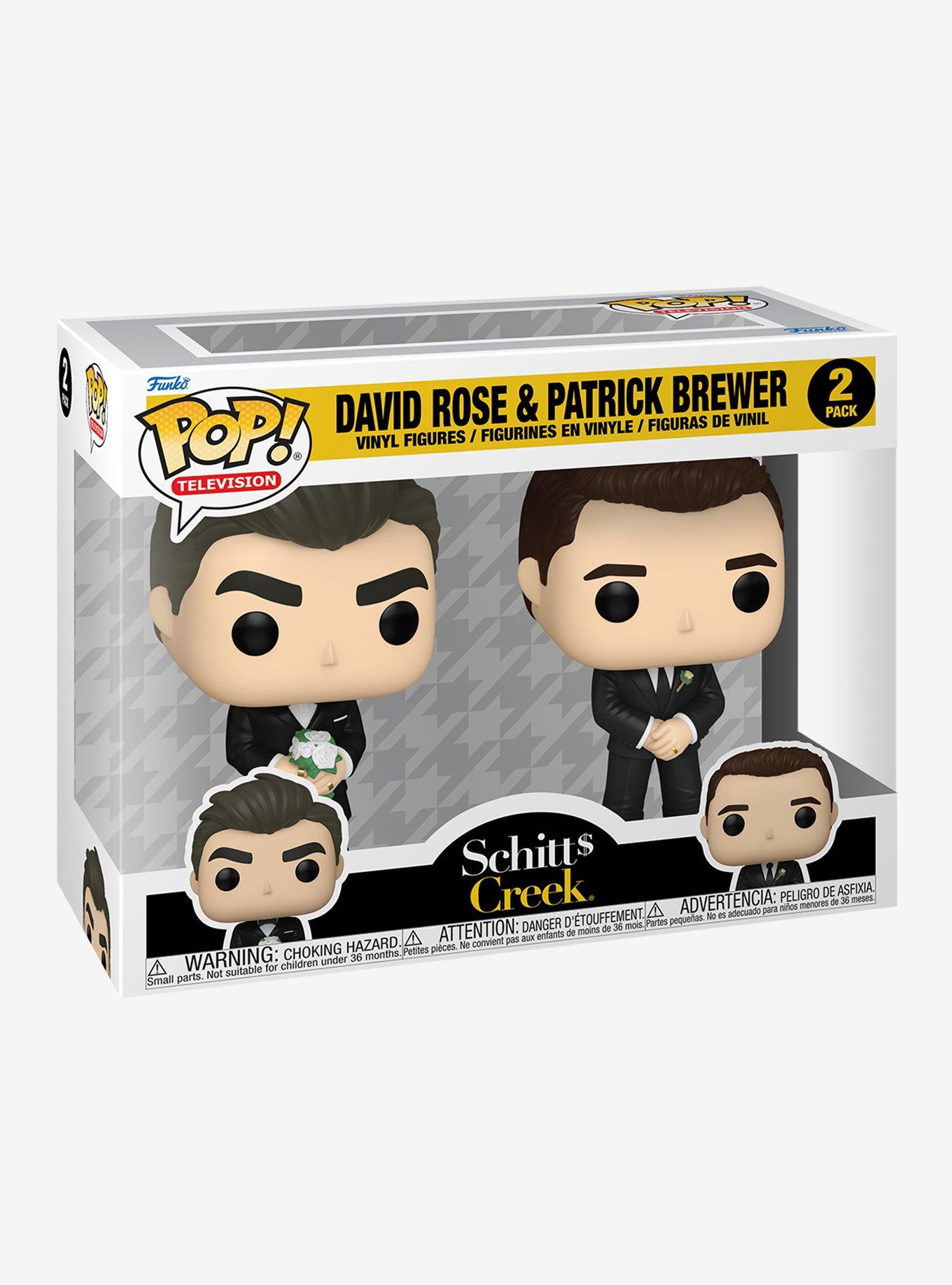 Funko Schitt's Creek Pop! Television David Rose & Patrick Brewer Vinyl Figure Set, , alternate