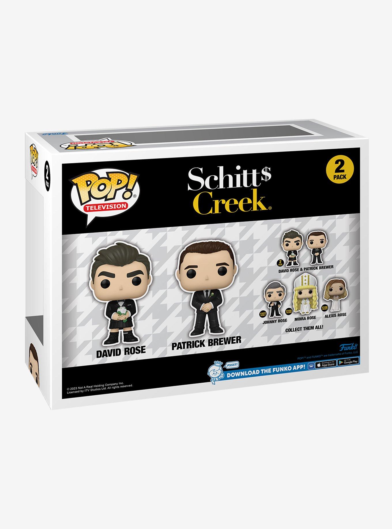 Funko Schitt's Creek Pop! Television David Rose & Patrick Brewer Vinyl Figure Set, , alternate