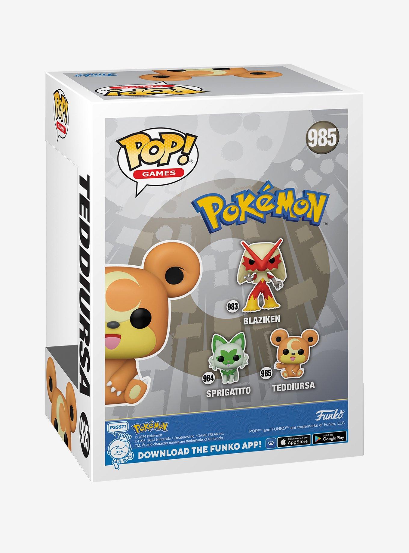 Funko Pokemon Pop! Games Teddiursa Vinyl Figure