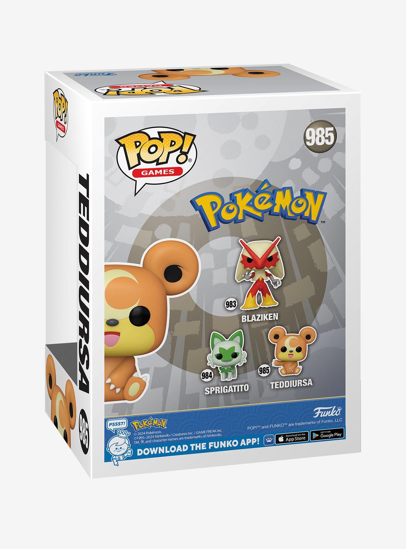 Funko Pokemon Pop! Games Teddiursa Vinyl Figure, , alternate