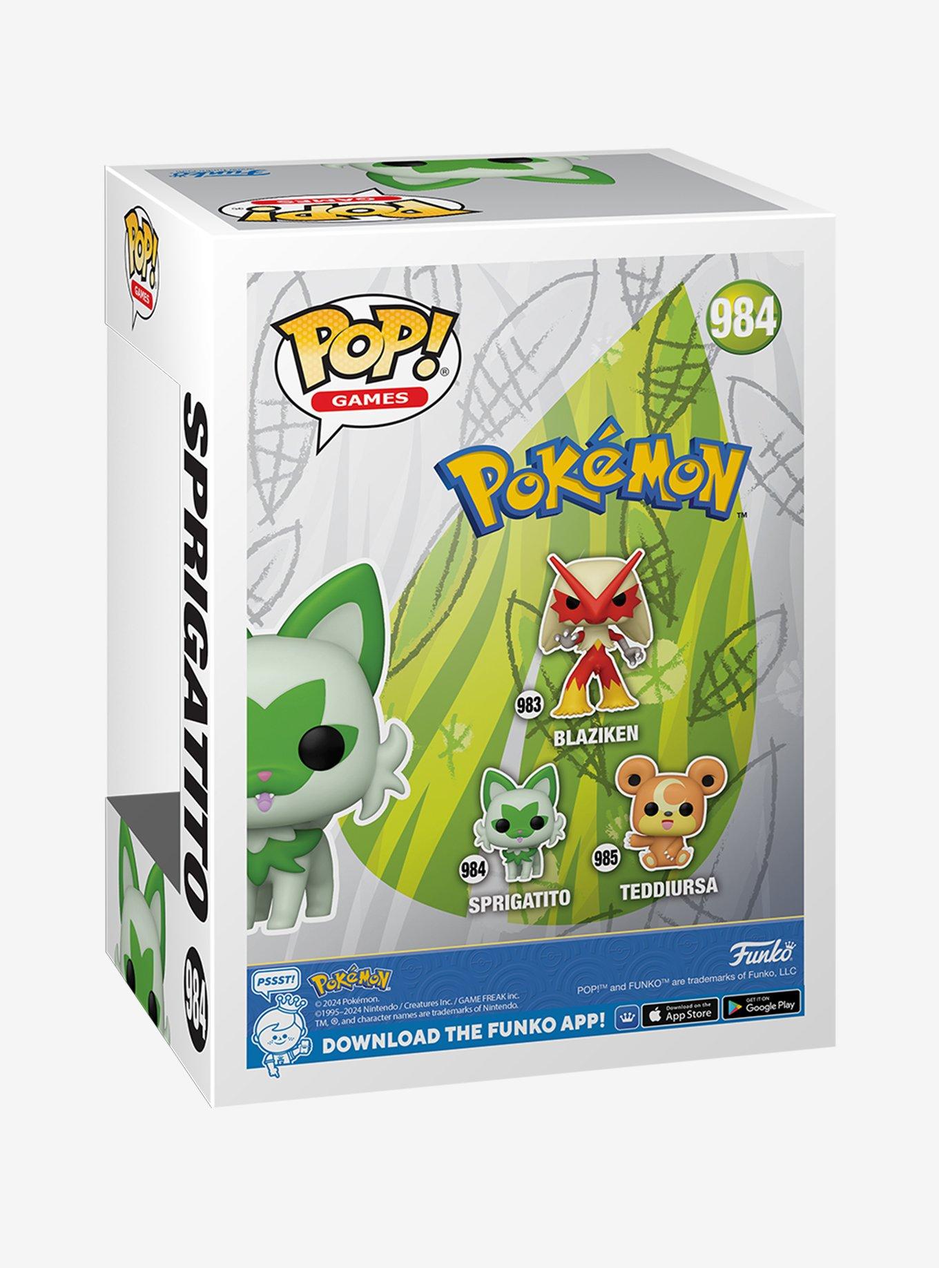 Funko Pokemon Pop! Games Sprigatito Vinyl Figure, , alternate