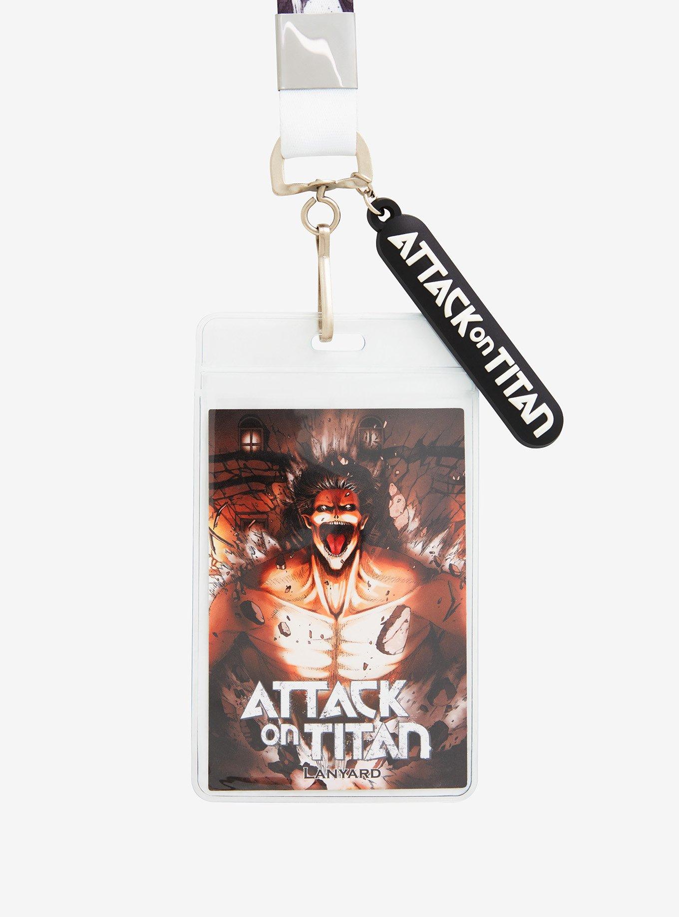 Attack On Titan Manga Panels Lanyard, , alternate