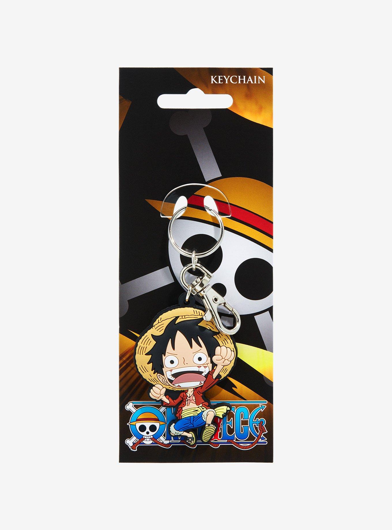 One Piece Luffy Chibi Key Chain, , alternate