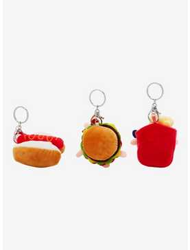 Fast Food Assorted Blind Plush Key Chain, , hi-res