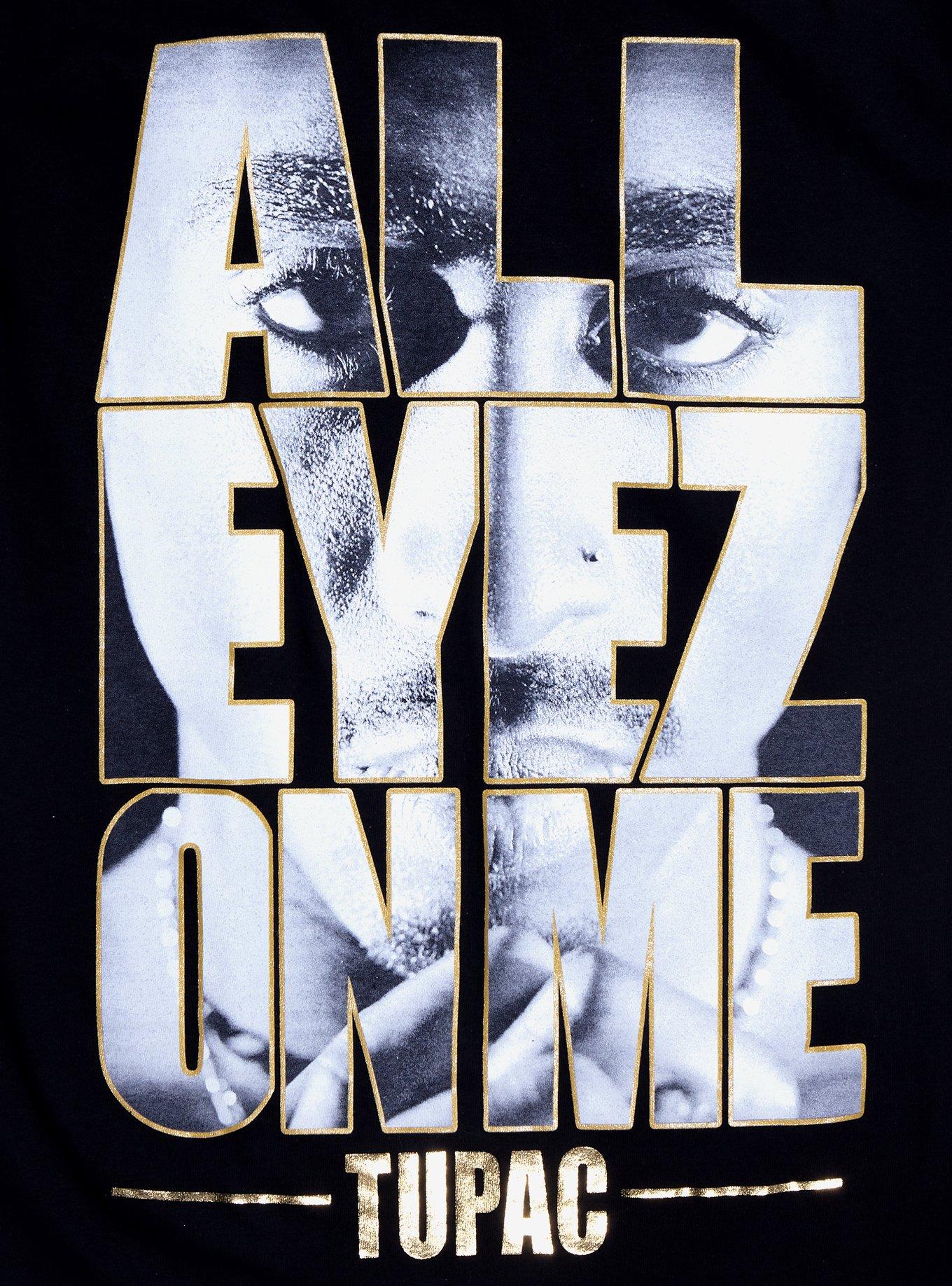Tupac All Eyez On Me Foil Print T-Shirt