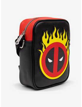 Marvel Deadpool Flame Logo Crossbody Bag, , hi-res