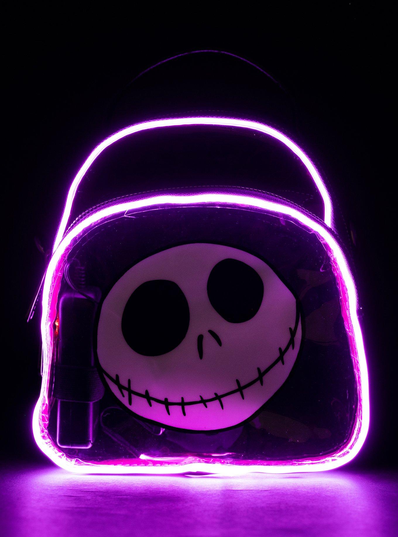 Disney Nightmare Before Christmas Light Up Jack Expression Crossbody Bag, , alternate