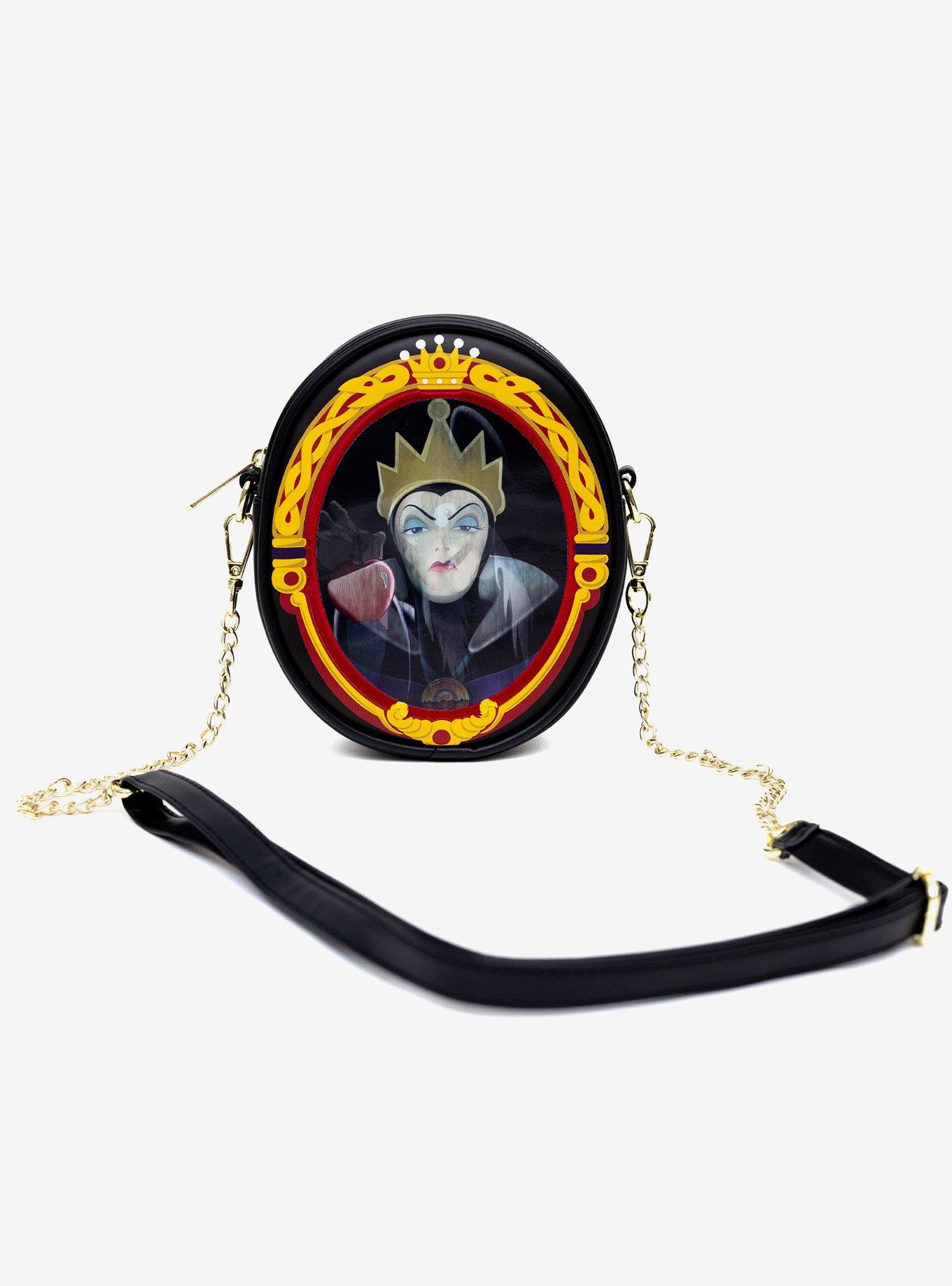 Disney Snow White Old Hag and Evil Queen Villains Crossbody Bag, , alternate