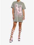 Melanie Martinez Portals Creature T-Shirt Dress, OLIVE, alternate