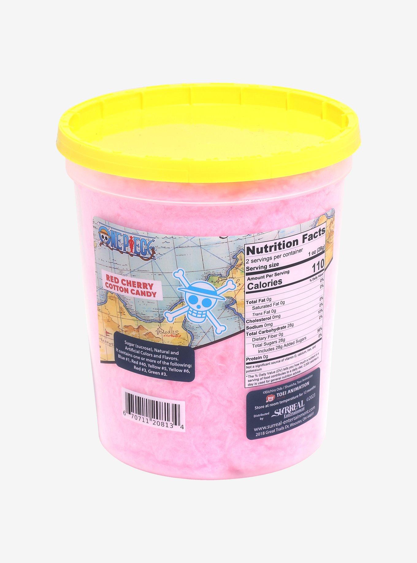 One Piece Luffy Cherry Cotton Candy Tub Hot Topic Exclusive, , alternate