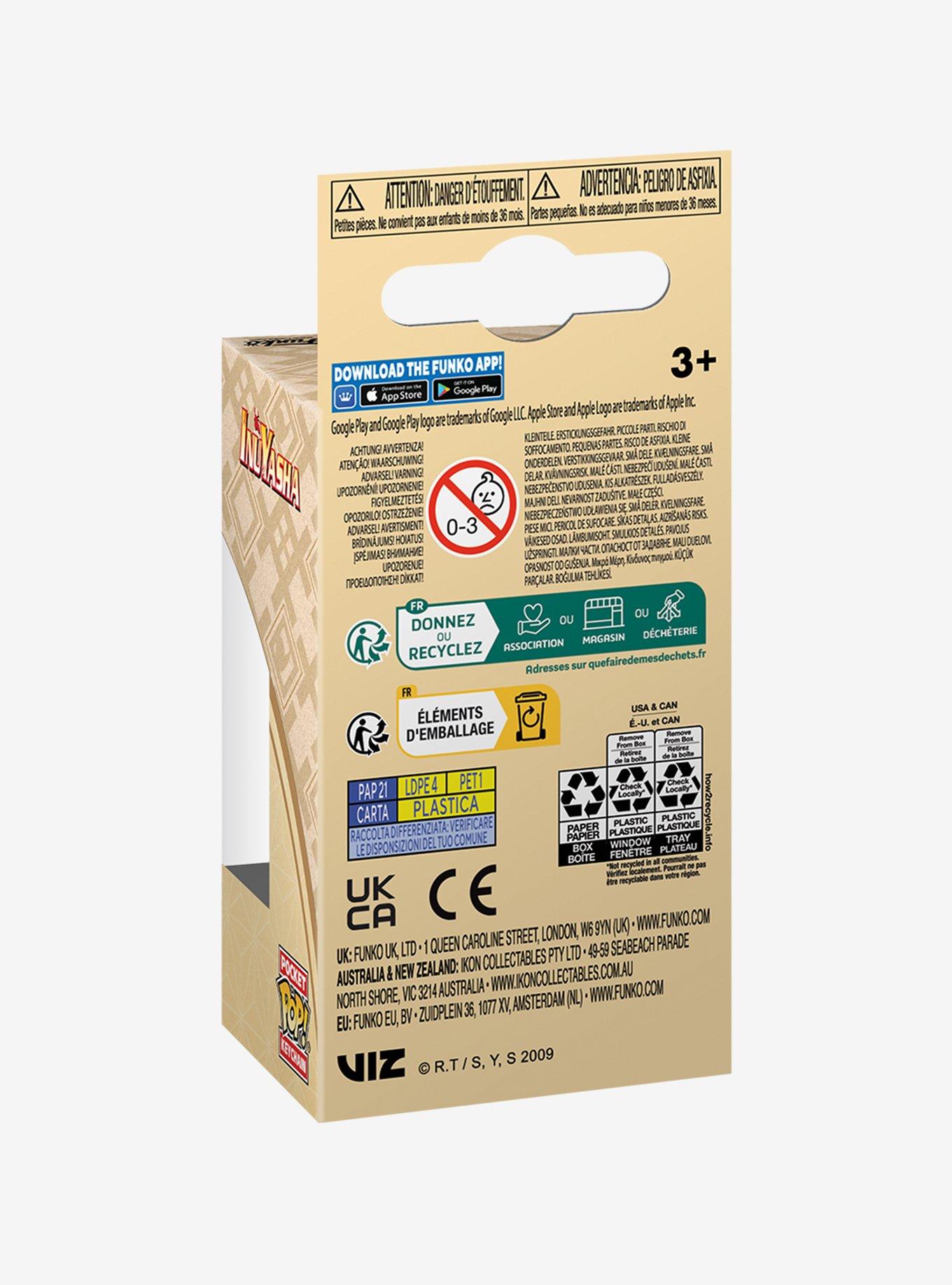 Funko InuYasha Pocket Pop! InuYasha Vinyl Key Chain, , alternate