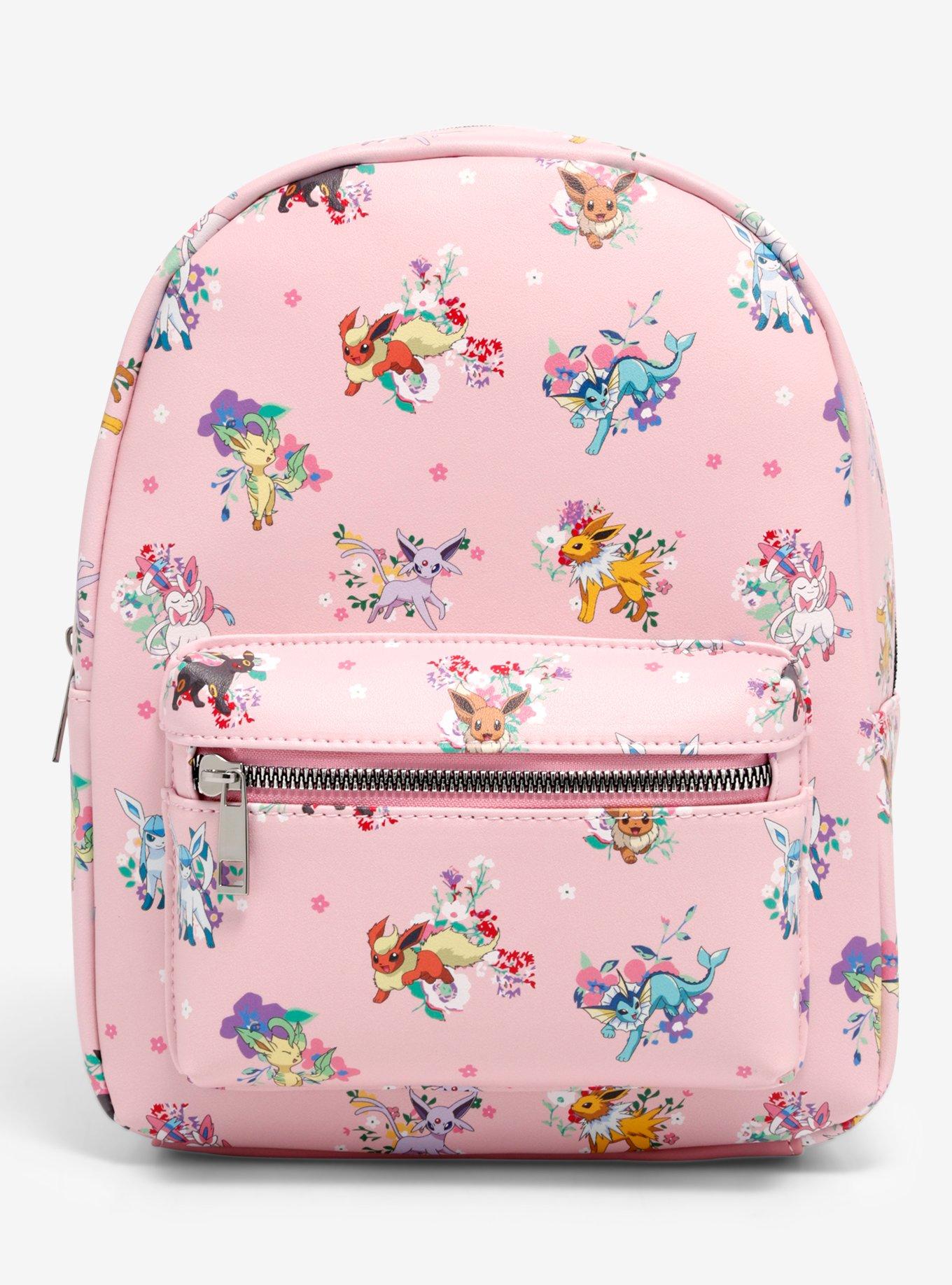 Pokemon Eeveelution Flowers Mini Backpack