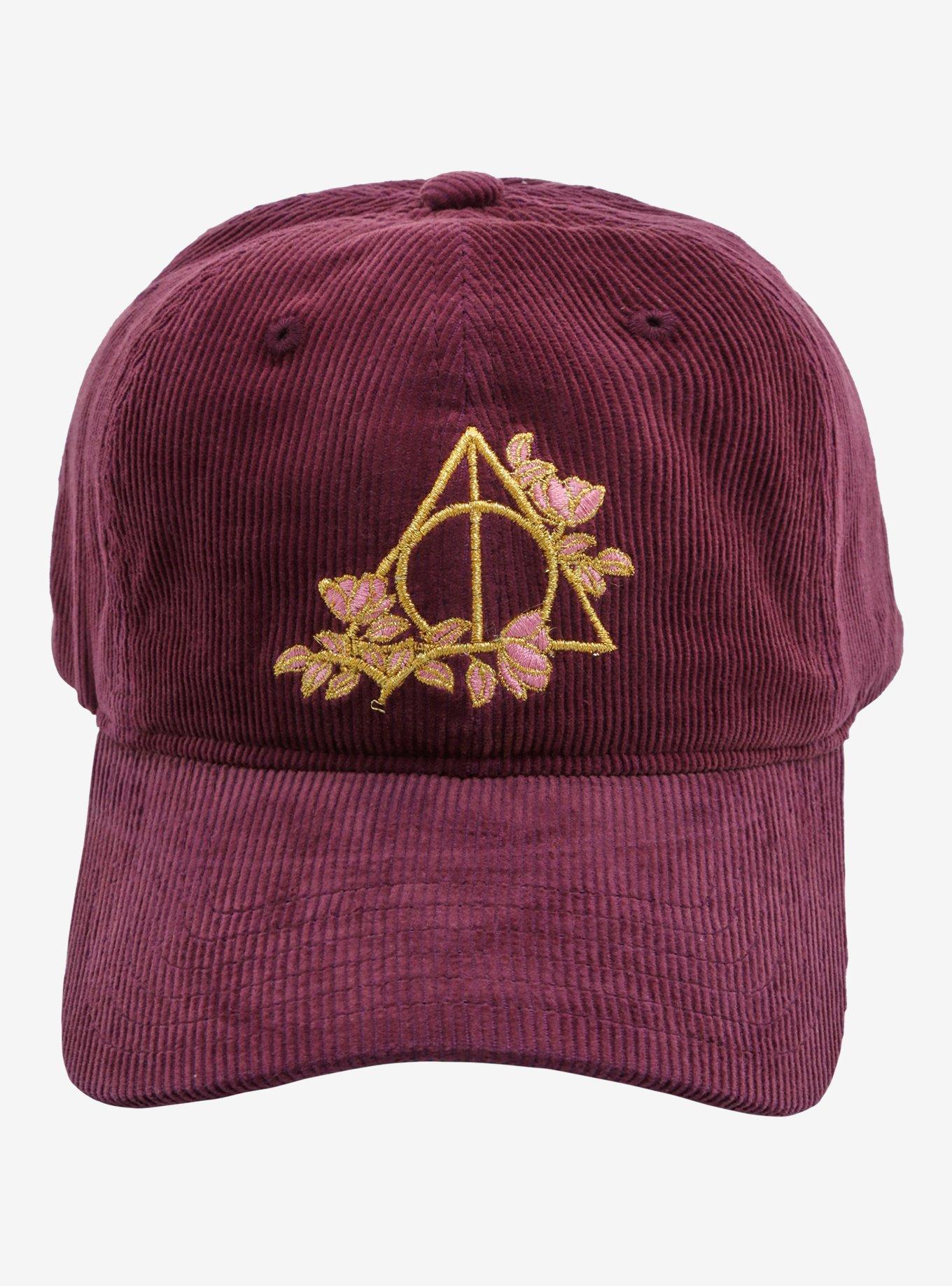 Harry Potter Deathly Hallows Corduroy Dad Cap, , hi-res