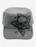 Grey Skull Star Cadet Hat, , alternate