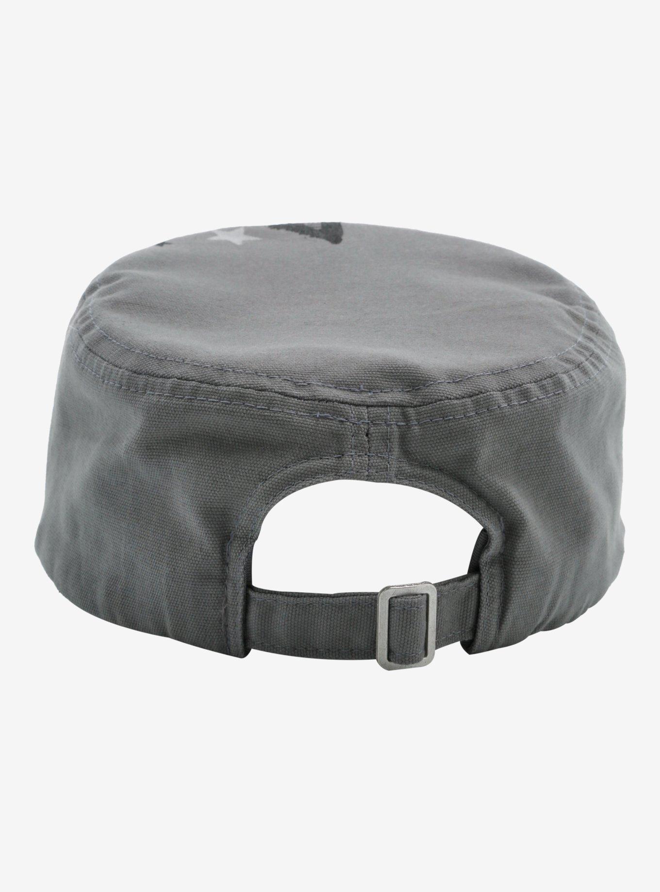 Grey Skull Star Cadet Hat, , alternate