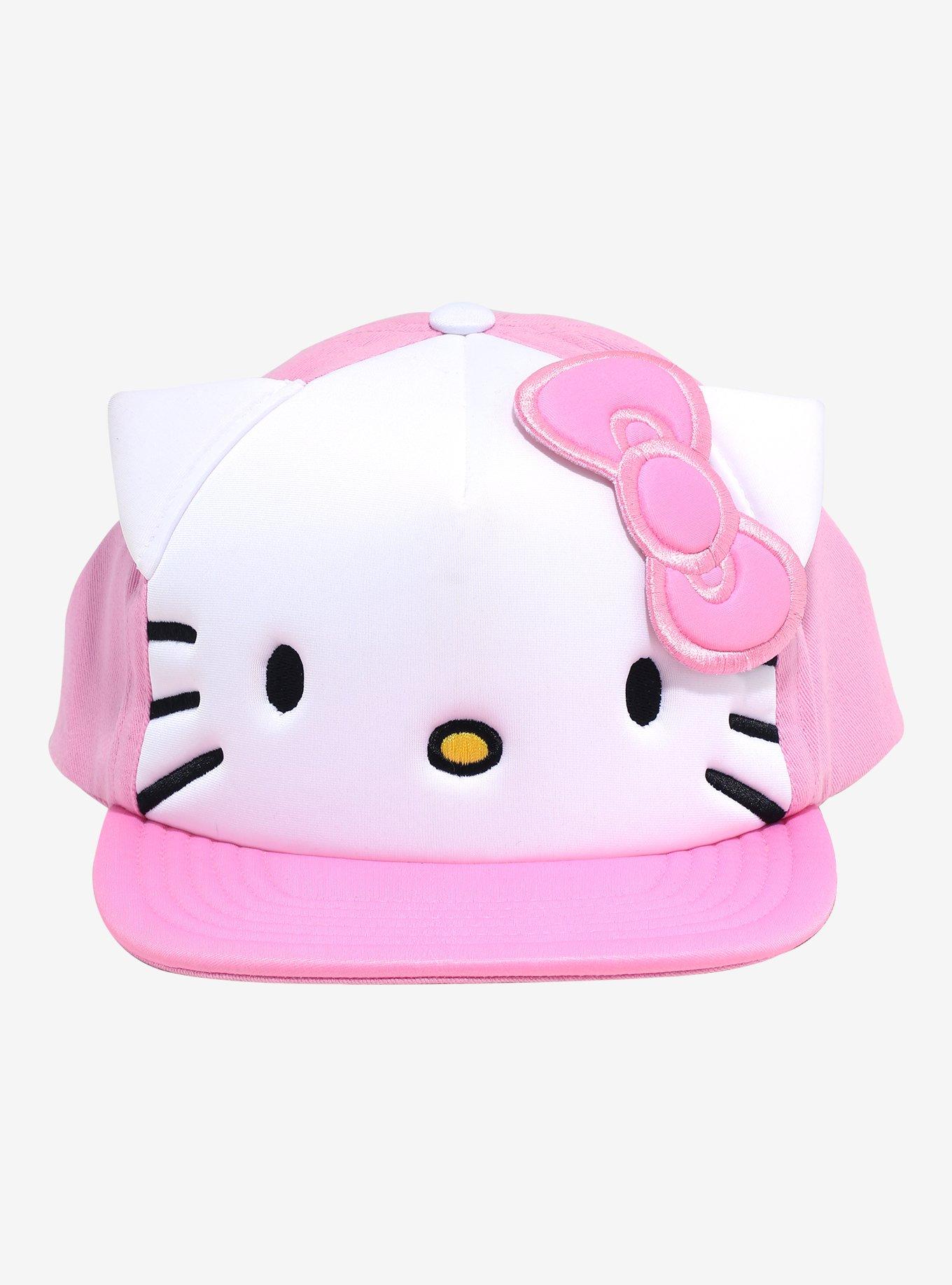 Hello Kitty 3D Ears Snapback Hat, , alternate
