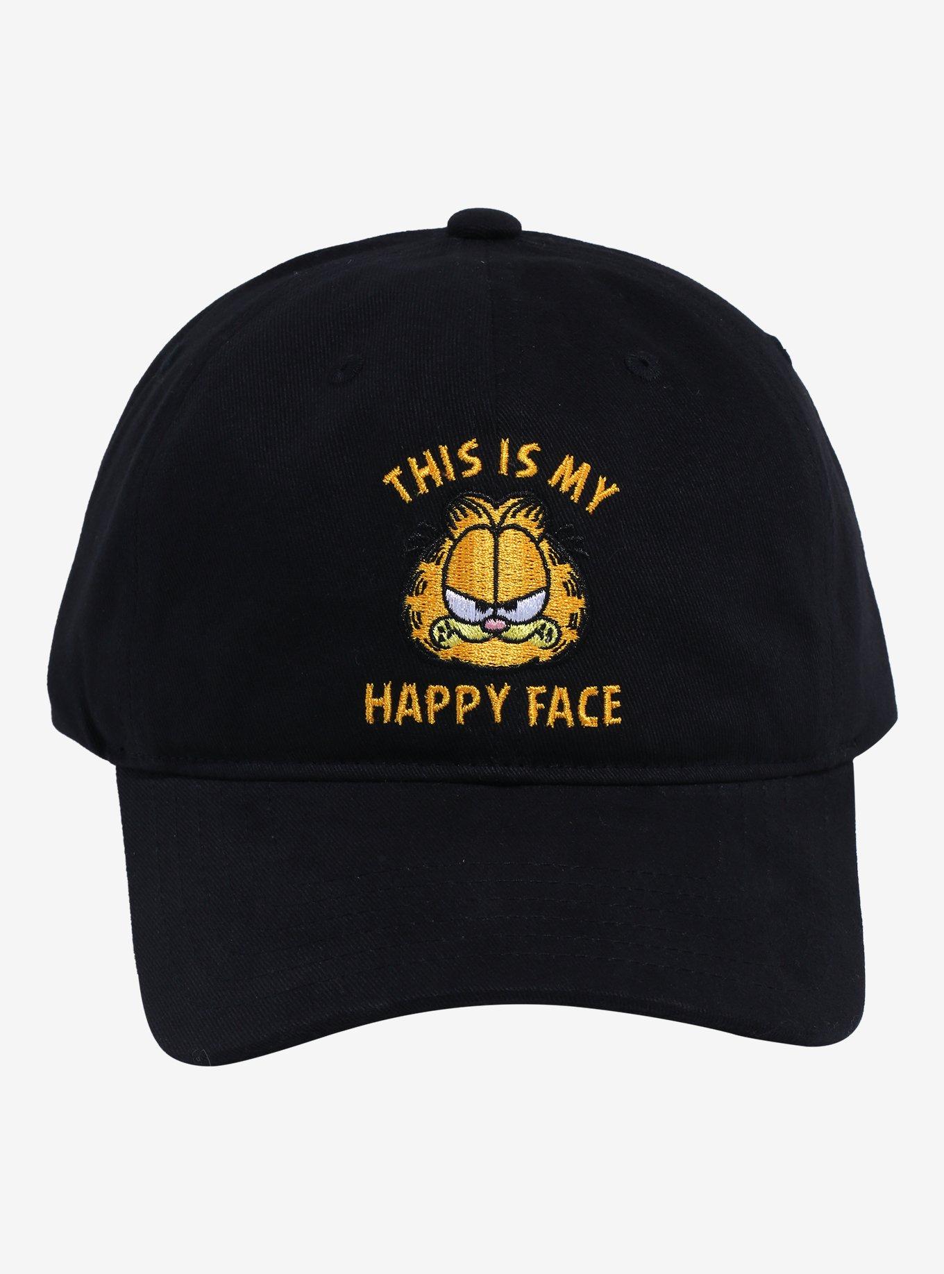 Garfield Happy Face Dad Cap, , alternate