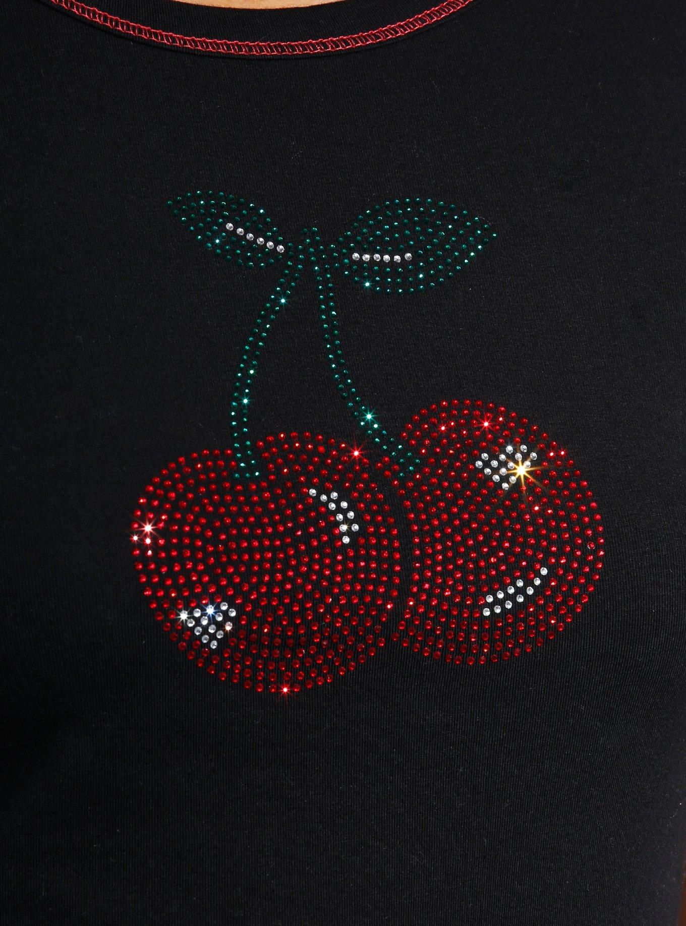 Cherry Bling Girls Baby T-Shirt, MULTI, alternate