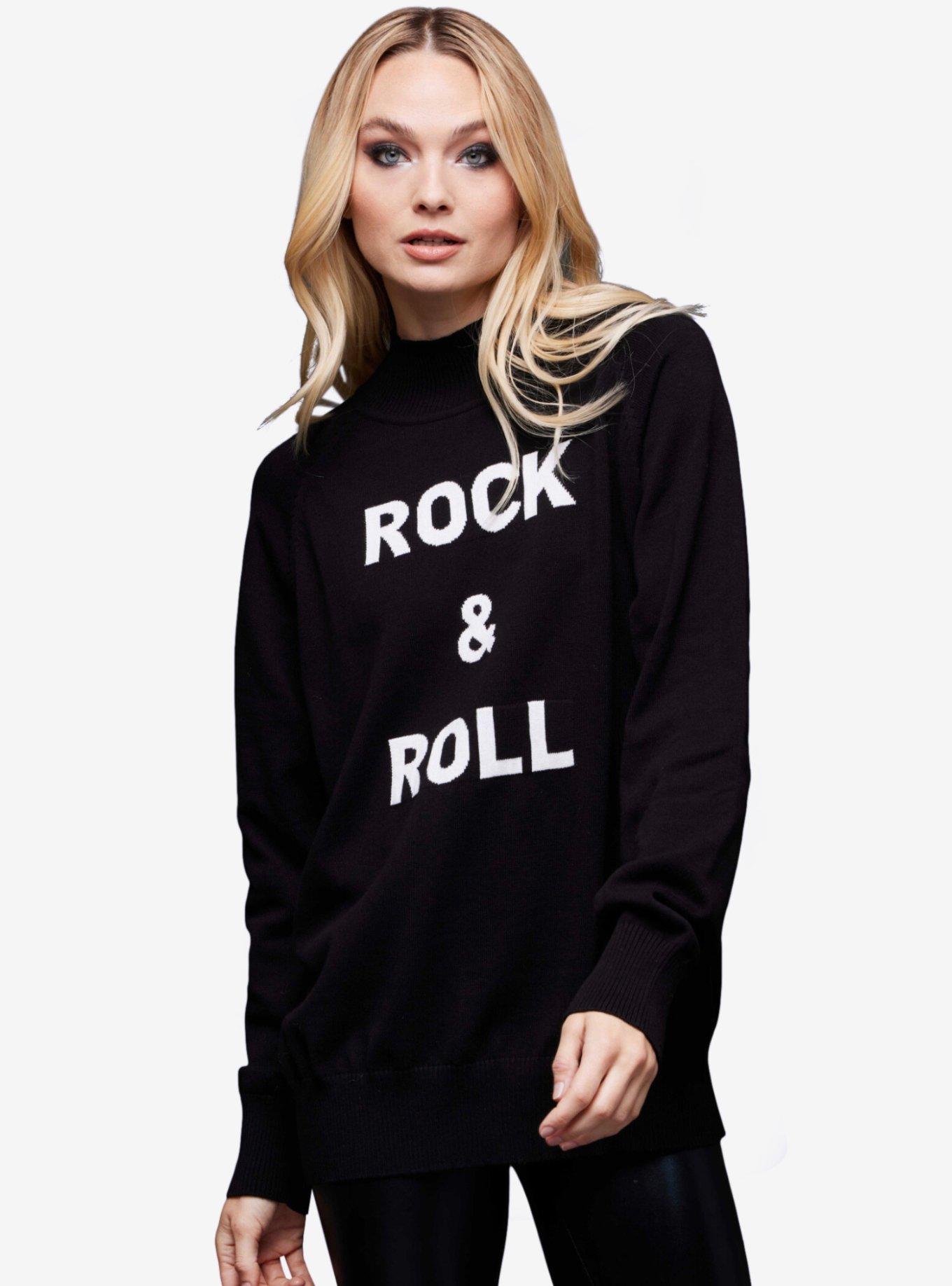 Rock n roll girl sweatshirt hotsell