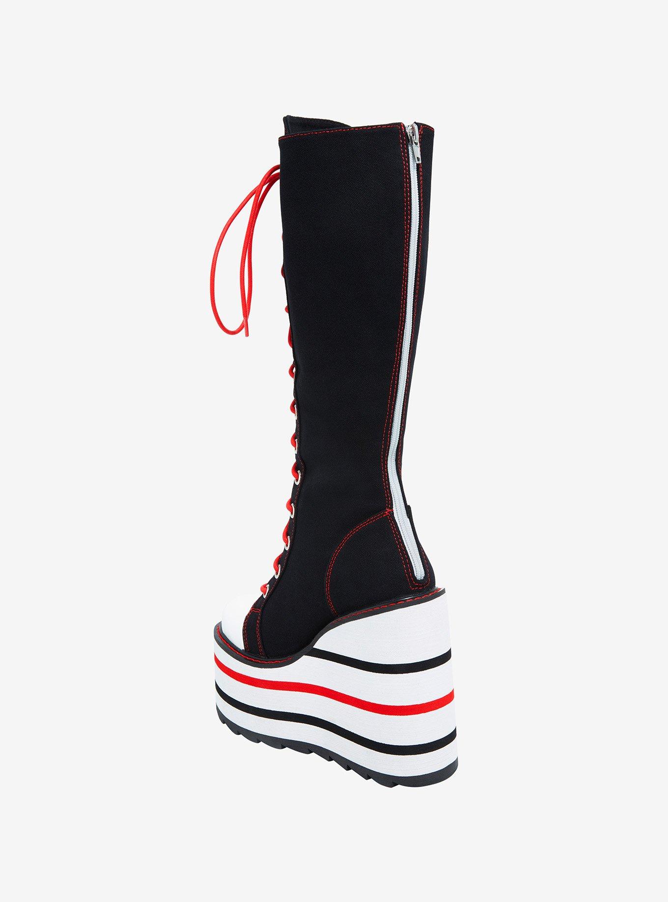 YRU Monster High Ghoulia Hi-Top Platform Sneakers, MULTI, alternate